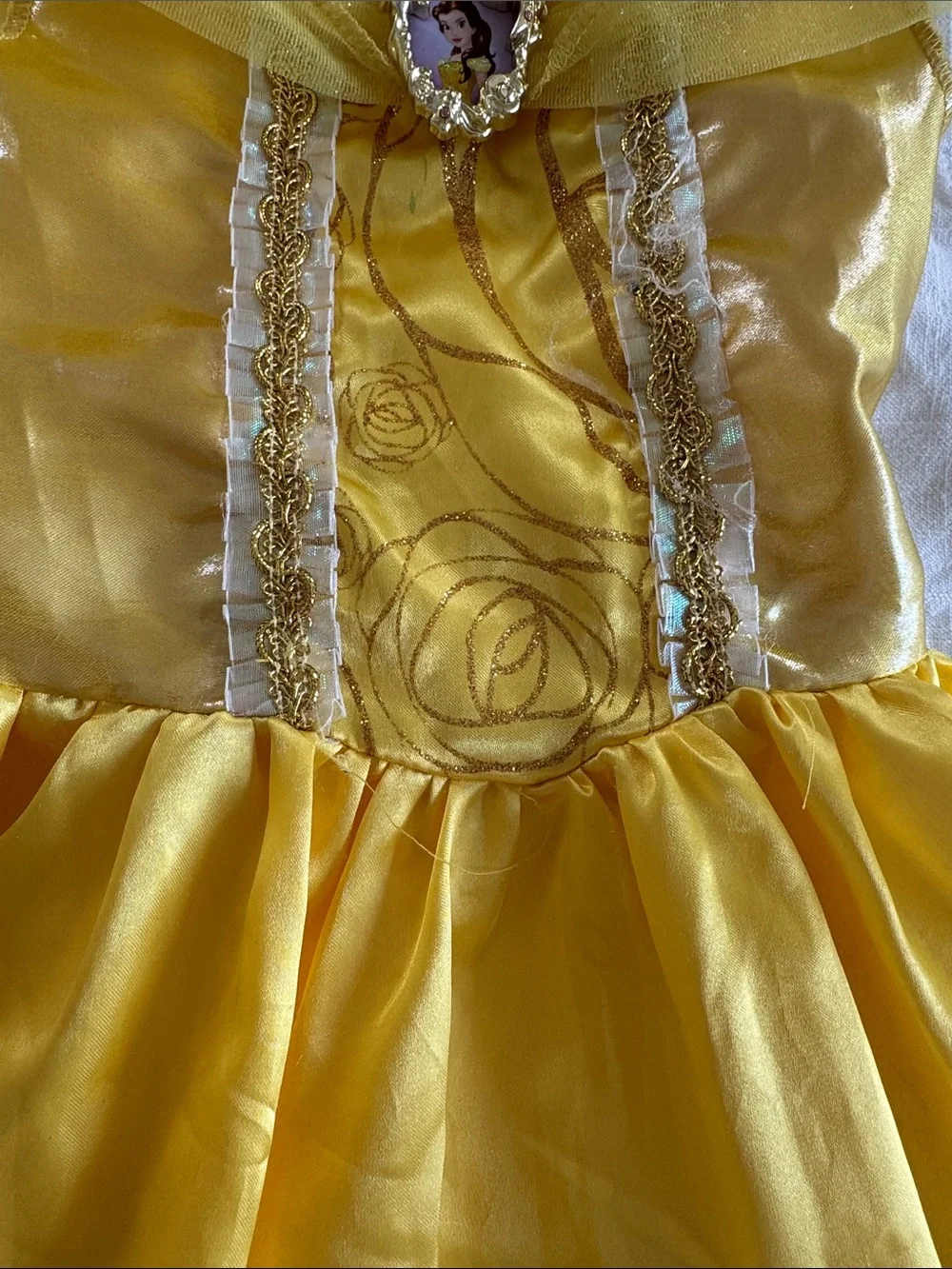 Disney Yellow Belle-Inspired Girls' Princess Dress